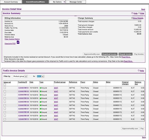 fedex billing|fedexbilling online.